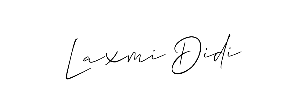 if you are searching for the best signature style for your name Laxmi Didi. so please give up your signature search. here we have designed multiple signature styles  using Allison_Script. Laxmi Didi signature style 2 images and pictures png