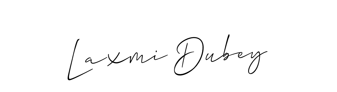 Design your own signature with our free online signature maker. With this signature software, you can create a handwritten (Allison_Script) signature for name Laxmi Dubey. Laxmi Dubey signature style 2 images and pictures png