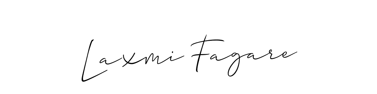 How to Draw Laxmi Fagare signature style? Allison_Script is a latest design signature styles for name Laxmi Fagare. Laxmi Fagare signature style 2 images and pictures png