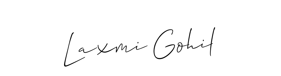 Check out images of Autograph of Laxmi Gohil name. Actor Laxmi Gohil Signature Style. Allison_Script is a professional sign style online. Laxmi Gohil signature style 2 images and pictures png