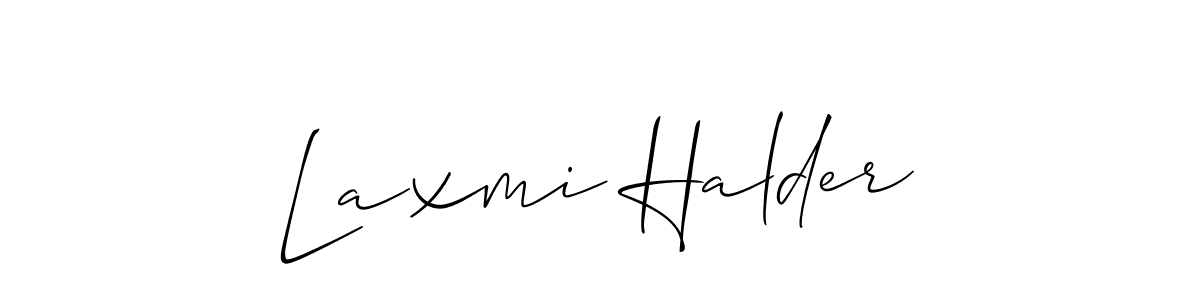 This is the best signature style for the Laxmi Halder name. Also you like these signature font (Allison_Script). Mix name signature. Laxmi Halder signature style 2 images and pictures png