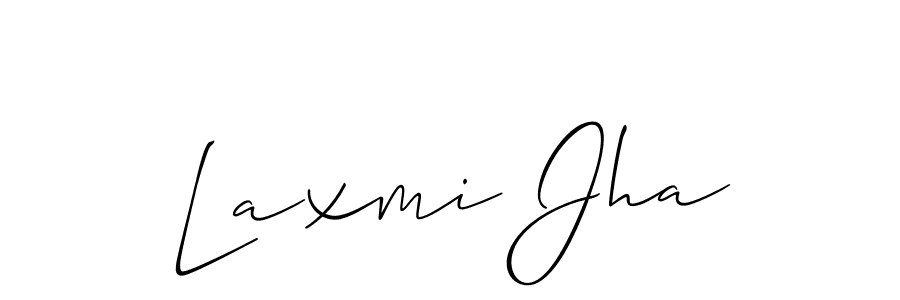 Once you've used our free online signature maker to create your best signature Allison_Script style, it's time to enjoy all of the benefits that Laxmi Jha name signing documents. Laxmi Jha signature style 2 images and pictures png