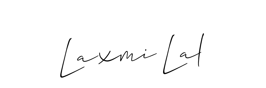 It looks lik you need a new signature style for name Laxmi Lal. Design unique handwritten (Allison_Script) signature with our free signature maker in just a few clicks. Laxmi Lal signature style 2 images and pictures png