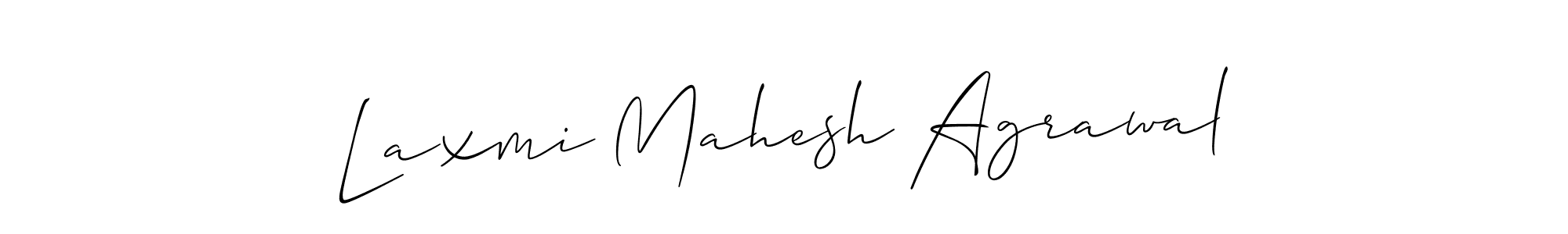 Laxmi Mahesh Agrawal stylish signature style. Best Handwritten Sign (Allison_Script) for my name. Handwritten Signature Collection Ideas for my name Laxmi Mahesh Agrawal. Laxmi Mahesh Agrawal signature style 2 images and pictures png