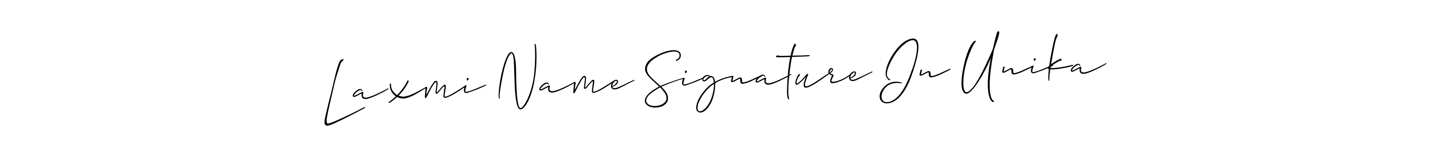 Laxmi Name Signature In Unika stylish signature style. Best Handwritten Sign (Allison_Script) for my name. Handwritten Signature Collection Ideas for my name Laxmi Name Signature In Unika. Laxmi Name Signature In Unika signature style 2 images and pictures png