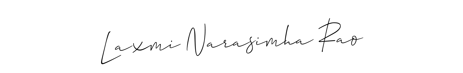Laxmi Narasimha Rao stylish signature style. Best Handwritten Sign (Allison_Script) for my name. Handwritten Signature Collection Ideas for my name Laxmi Narasimha Rao. Laxmi Narasimha Rao signature style 2 images and pictures png