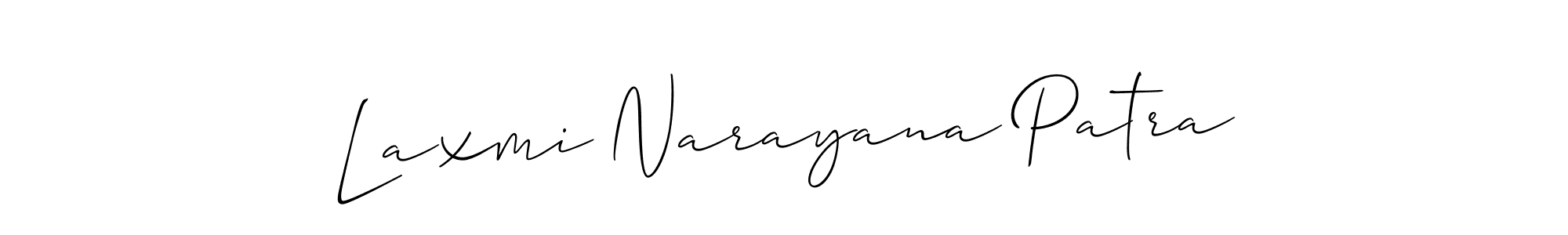 It looks lik you need a new signature style for name Laxmi Narayana Patra. Design unique handwritten (Allison_Script) signature with our free signature maker in just a few clicks. Laxmi Narayana Patra signature style 2 images and pictures png