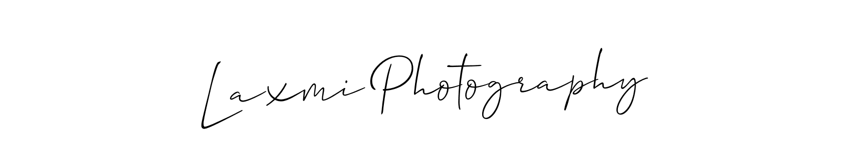 Similarly Allison_Script is the best handwritten signature design. Signature creator online .You can use it as an online autograph creator for name Laxmi Photography. Laxmi Photography signature style 2 images and pictures png