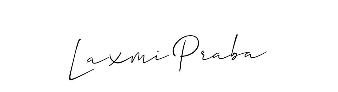 Laxmi Praba stylish signature style. Best Handwritten Sign (Allison_Script) for my name. Handwritten Signature Collection Ideas for my name Laxmi Praba. Laxmi Praba signature style 2 images and pictures png