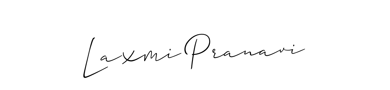 Similarly Allison_Script is the best handwritten signature design. Signature creator online .You can use it as an online autograph creator for name Laxmi Pranavi. Laxmi Pranavi signature style 2 images and pictures png