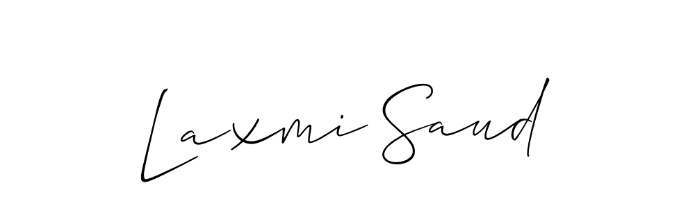 Best and Professional Signature Style for Laxmi Saud. Allison_Script Best Signature Style Collection. Laxmi Saud signature style 2 images and pictures png