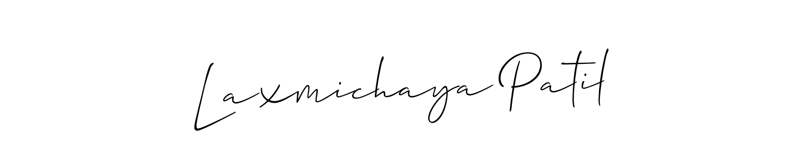 Here are the top 10 professional signature styles for the name Laxmichaya Patil. These are the best autograph styles you can use for your name. Laxmichaya Patil signature style 2 images and pictures png