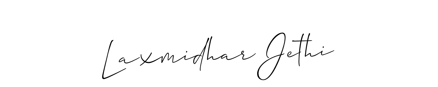 Check out images of Autograph of Laxmidhar Jethi name. Actor Laxmidhar Jethi Signature Style. Allison_Script is a professional sign style online. Laxmidhar Jethi signature style 2 images and pictures png