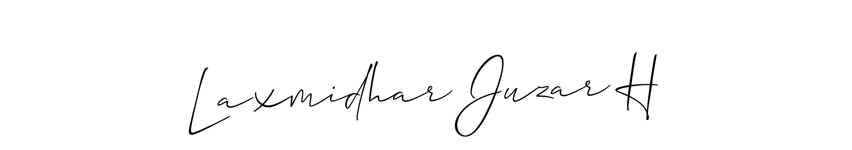 You can use this online signature creator to create a handwritten signature for the name Laxmidhar Juzar H. This is the best online autograph maker. Laxmidhar Juzar H signature style 2 images and pictures png