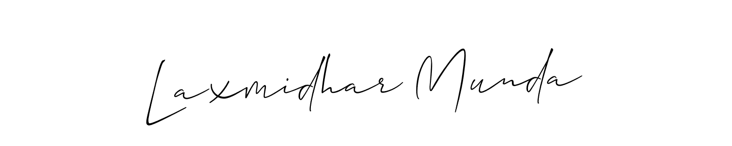 Design your own signature with our free online signature maker. With this signature software, you can create a handwritten (Allison_Script) signature for name Laxmidhar Munda. Laxmidhar Munda signature style 2 images and pictures png