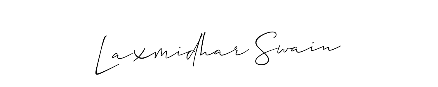 Also You can easily find your signature by using the search form. We will create Laxmidhar Swain name handwritten signature images for you free of cost using Allison_Script sign style. Laxmidhar Swain signature style 2 images and pictures png