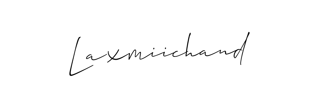 Use a signature maker to create a handwritten signature online. With this signature software, you can design (Allison_Script) your own signature for name Laxmiichand. Laxmiichand signature style 2 images and pictures png