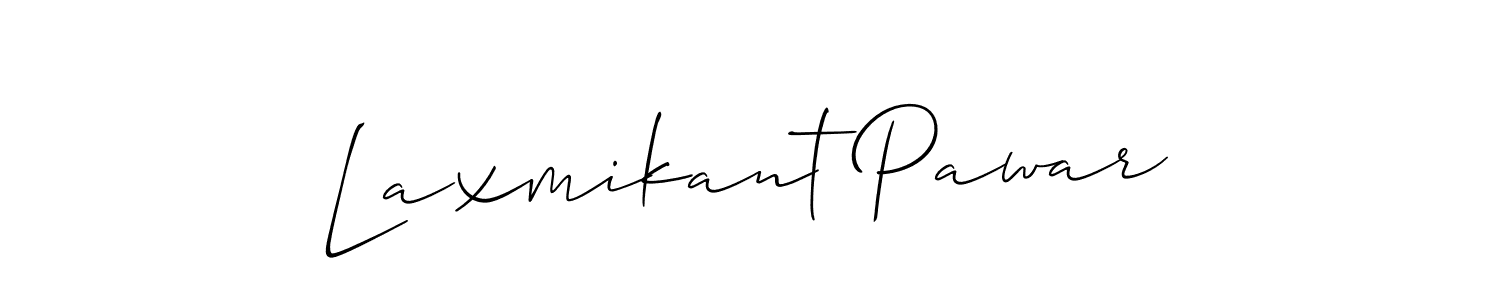 if you are searching for the best signature style for your name Laxmikant Pawar. so please give up your signature search. here we have designed multiple signature styles  using Allison_Script. Laxmikant Pawar signature style 2 images and pictures png