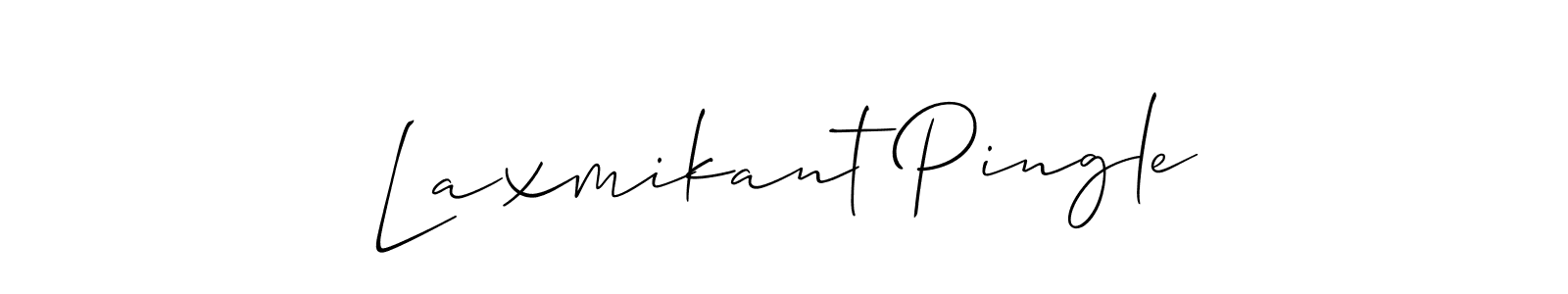 Create a beautiful signature design for name Laxmikant Pingle. With this signature (Allison_Script) fonts, you can make a handwritten signature for free. Laxmikant Pingle signature style 2 images and pictures png