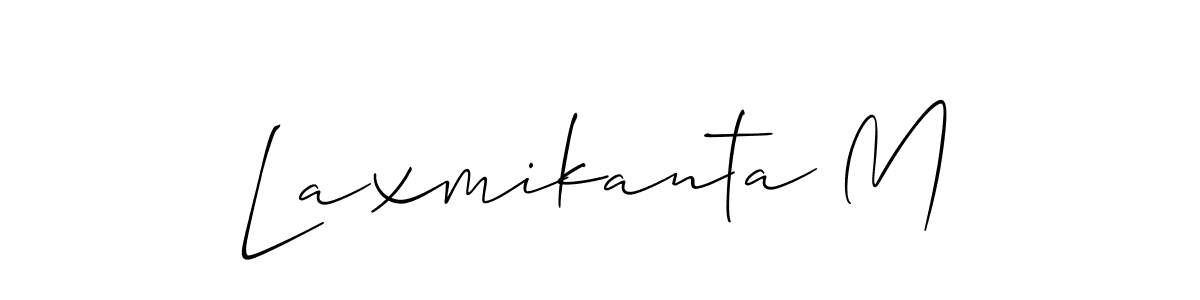 Best and Professional Signature Style for Laxmikanta M. Allison_Script Best Signature Style Collection. Laxmikanta M signature style 2 images and pictures png