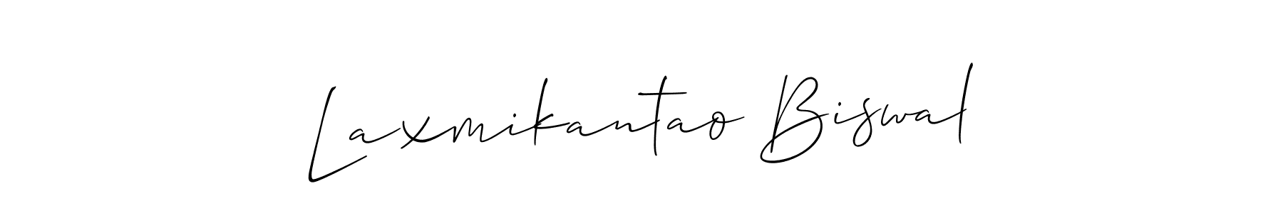 Best and Professional Signature Style for Laxmikantao Biswal. Allison_Script Best Signature Style Collection. Laxmikantao Biswal signature style 2 images and pictures png