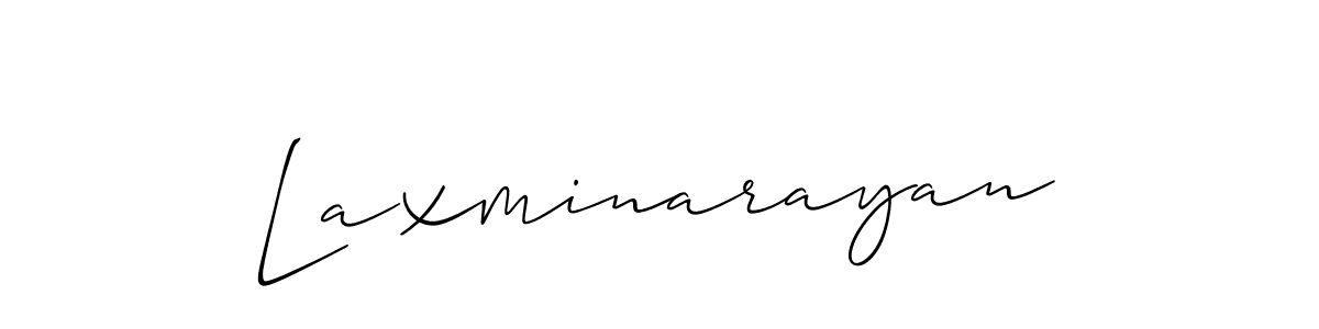 How to make Laxminarayan name signature. Use Allison_Script style for creating short signs online. This is the latest handwritten sign. Laxminarayan signature style 2 images and pictures png