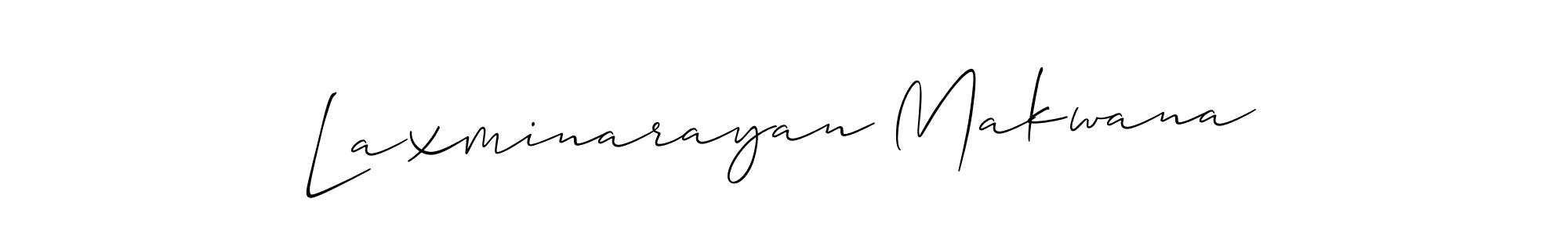 Also You can easily find your signature by using the search form. We will create Laxminarayan Makwana name handwritten signature images for you free of cost using Allison_Script sign style. Laxminarayan Makwana signature style 2 images and pictures png