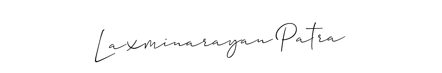 Make a beautiful signature design for name Laxminarayan Patra. With this signature (Allison_Script) style, you can create a handwritten signature for free. Laxminarayan Patra signature style 2 images and pictures png