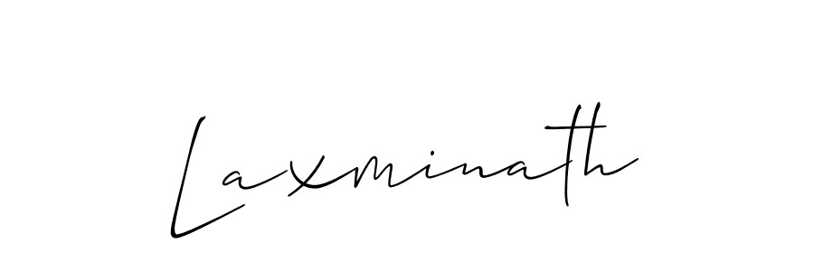 Use a signature maker to create a handwritten signature online. With this signature software, you can design (Allison_Script) your own signature for name Laxminath. Laxminath signature style 2 images and pictures png
