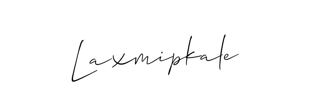 You should practise on your own different ways (Allison_Script) to write your name (Laxmipkale) in signature. don't let someone else do it for you. Laxmipkale signature style 2 images and pictures png
