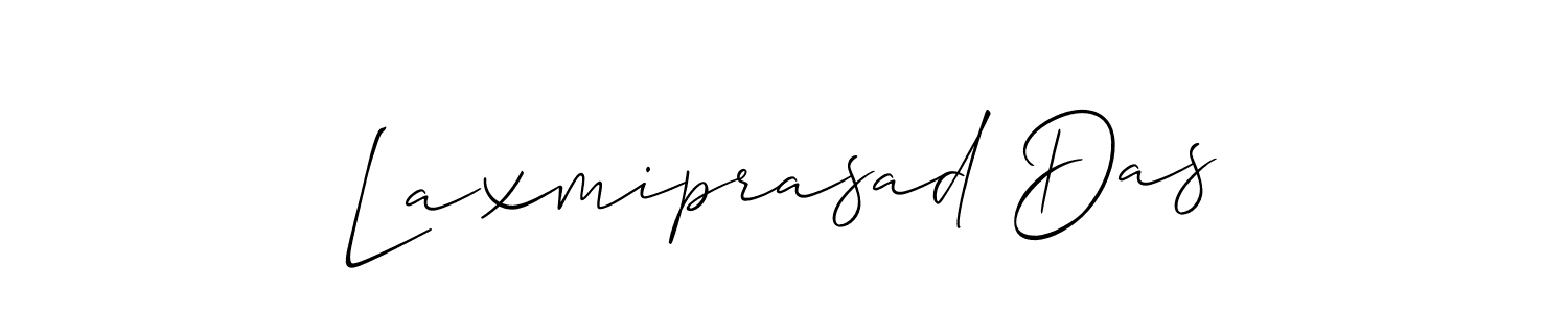 It looks lik you need a new signature style for name Laxmiprasad Das. Design unique handwritten (Allison_Script) signature with our free signature maker in just a few clicks. Laxmiprasad Das signature style 2 images and pictures png
