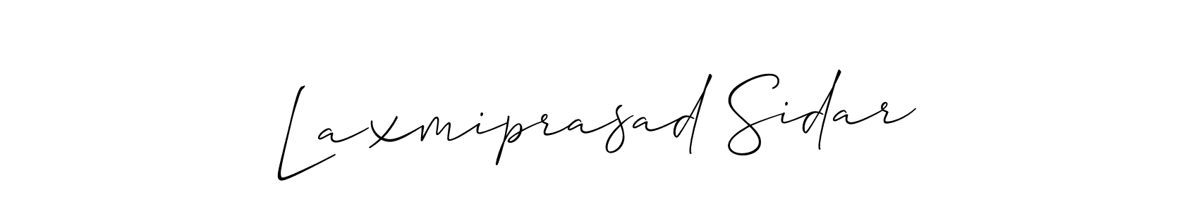 Make a beautiful signature design for name Laxmiprasad Sidar. Use this online signature maker to create a handwritten signature for free. Laxmiprasad Sidar signature style 2 images and pictures png