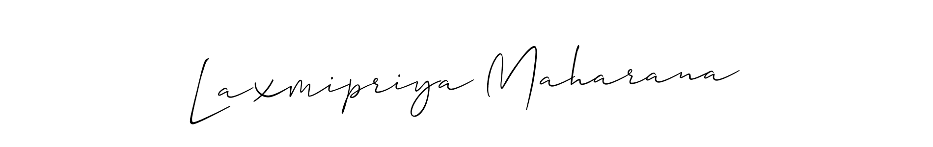 How to make Laxmipriya Maharana signature? Allison_Script is a professional autograph style. Create handwritten signature for Laxmipriya Maharana name. Laxmipriya Maharana signature style 2 images and pictures png