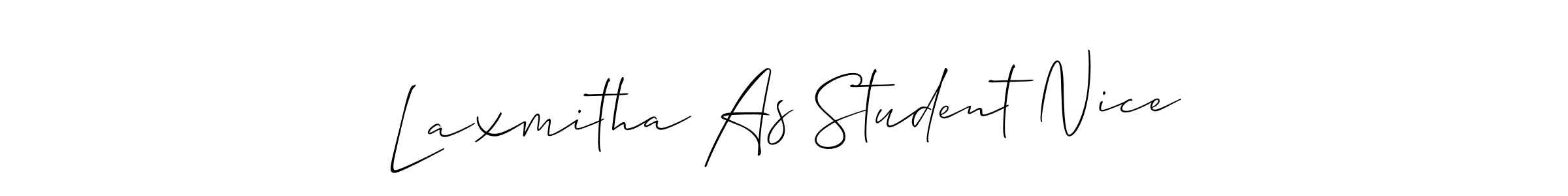 You can use this online signature creator to create a handwritten signature for the name Laxmitha As Student Nice. This is the best online autograph maker. Laxmitha As Student Nice signature style 2 images and pictures png