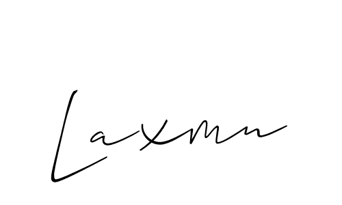 How to make Laxmn name signature. Use Allison_Script style for creating short signs online. This is the latest handwritten sign. Laxmn signature style 2 images and pictures png