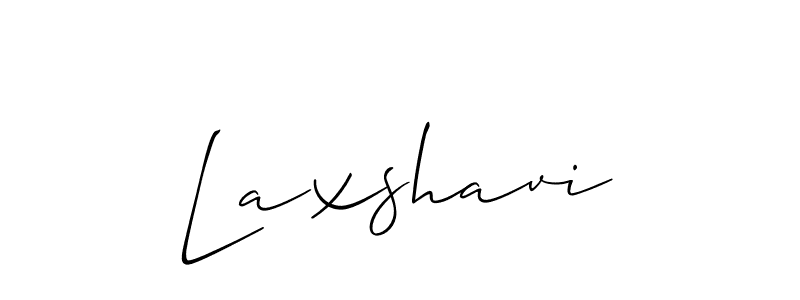 Create a beautiful signature design for name Laxshavi. With this signature (Allison_Script) fonts, you can make a handwritten signature for free. Laxshavi signature style 2 images and pictures png