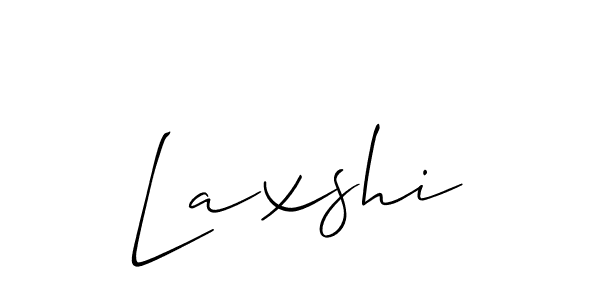 if you are searching for the best signature style for your name Laxshi. so please give up your signature search. here we have designed multiple signature styles  using Allison_Script. Laxshi signature style 2 images and pictures png