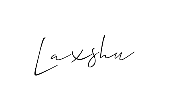 if you are searching for the best signature style for your name Laxshu. so please give up your signature search. here we have designed multiple signature styles  using Allison_Script. Laxshu signature style 2 images and pictures png