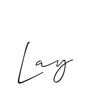 Similarly Allison_Script is the best handwritten signature design. Signature creator online .You can use it as an online autograph creator for name Lay. Lay signature style 2 images and pictures png