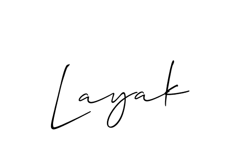 Make a beautiful signature design for name Layak. Use this online signature maker to create a handwritten signature for free. Layak signature style 2 images and pictures png