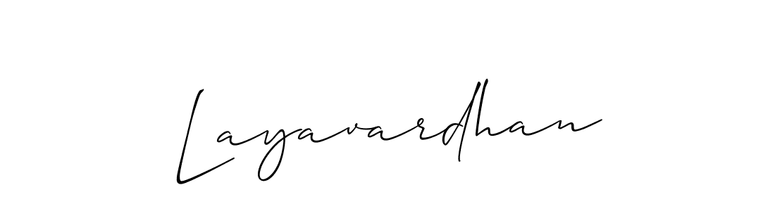 Best and Professional Signature Style for Layavardhan. Allison_Script Best Signature Style Collection. Layavardhan signature style 2 images and pictures png
