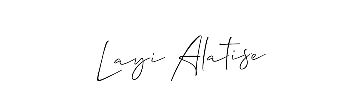 Make a beautiful signature design for name Layi Alatise. Use this online signature maker to create a handwritten signature for free. Layi Alatise signature style 2 images and pictures png