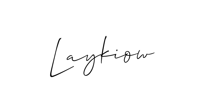 Make a beautiful signature design for name Laykiow. Use this online signature maker to create a handwritten signature for free. Laykiow signature style 2 images and pictures png