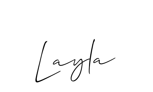 Allison_Script is a professional signature style that is perfect for those who want to add a touch of class to their signature. It is also a great choice for those who want to make their signature more unique. Get Layla name to fancy signature for free. Layla signature style 2 images and pictures png