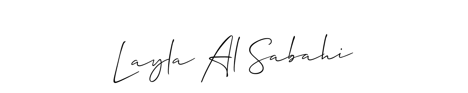 Check out images of Autograph of Layla Al Sabahi name. Actor Layla Al Sabahi Signature Style. Allison_Script is a professional sign style online. Layla Al Sabahi signature style 2 images and pictures png