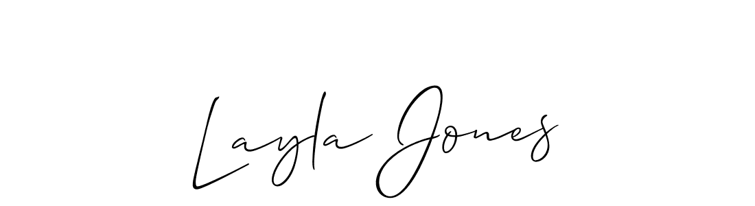 How to Draw Layla Jones signature style? Allison_Script is a latest design signature styles for name Layla Jones. Layla Jones signature style 2 images and pictures png
