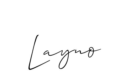 Best and Professional Signature Style for Layno. Allison_Script Best Signature Style Collection. Layno signature style 2 images and pictures png