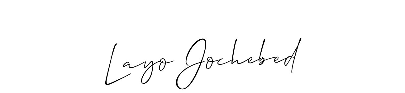 This is the best signature style for the Layo Jochebed name. Also you like these signature font (Allison_Script). Mix name signature. Layo Jochebed signature style 2 images and pictures png