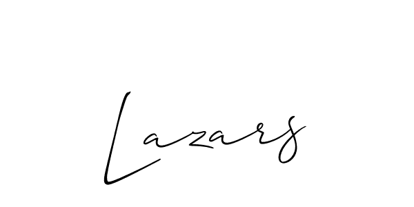 Similarly Allison_Script is the best handwritten signature design. Signature creator online .You can use it as an online autograph creator for name Lazars. Lazars signature style 2 images and pictures png