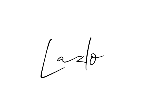 Similarly Allison_Script is the best handwritten signature design. Signature creator online .You can use it as an online autograph creator for name Lazlo. Lazlo signature style 2 images and pictures png